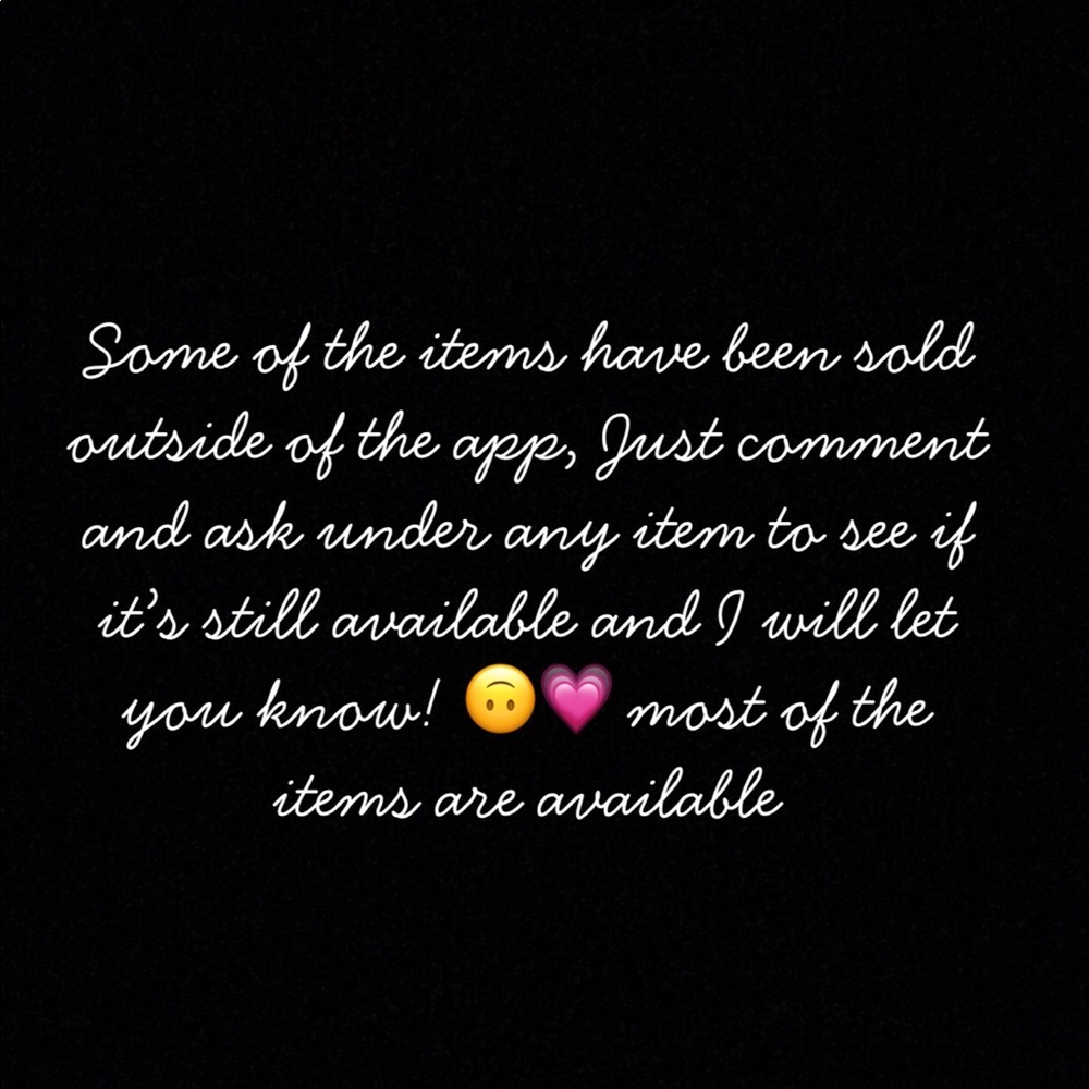 IMPORTANT INFO: ⭐️⭐️⭐️